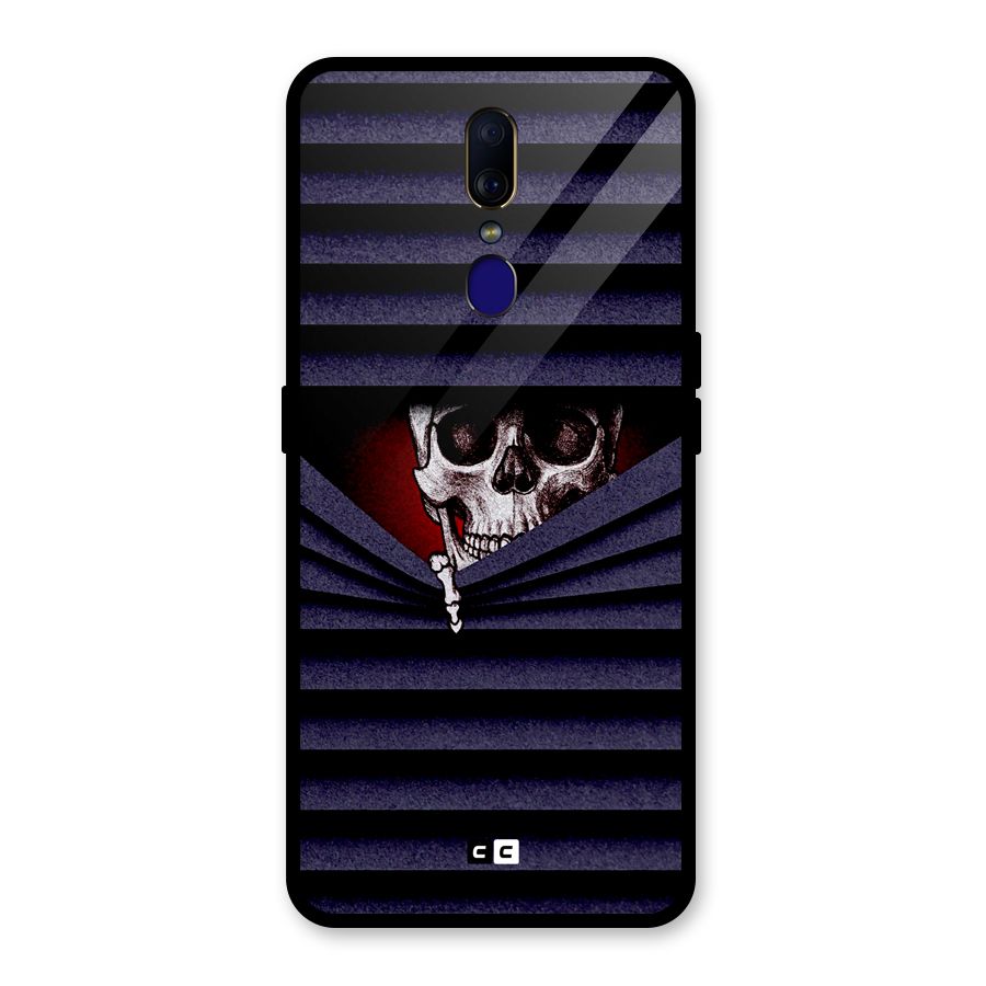 Skull Peak Glass Back Case for Oppo F11