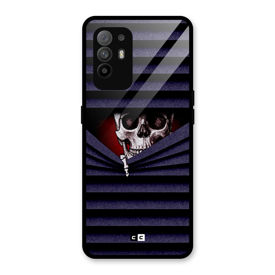 Skull Peak Glass Back Case for Oppo F19 Pro Plus 5G