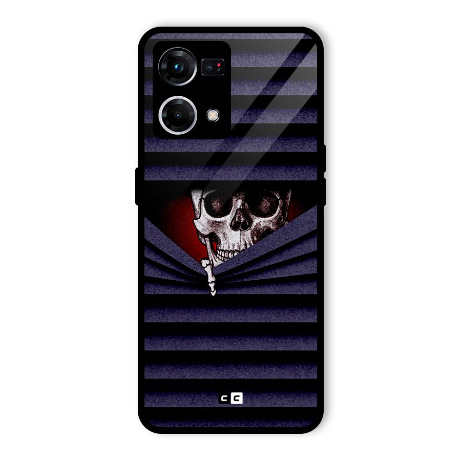 Skull Peak Glass Back Case for Oppo F21 Pro 4G