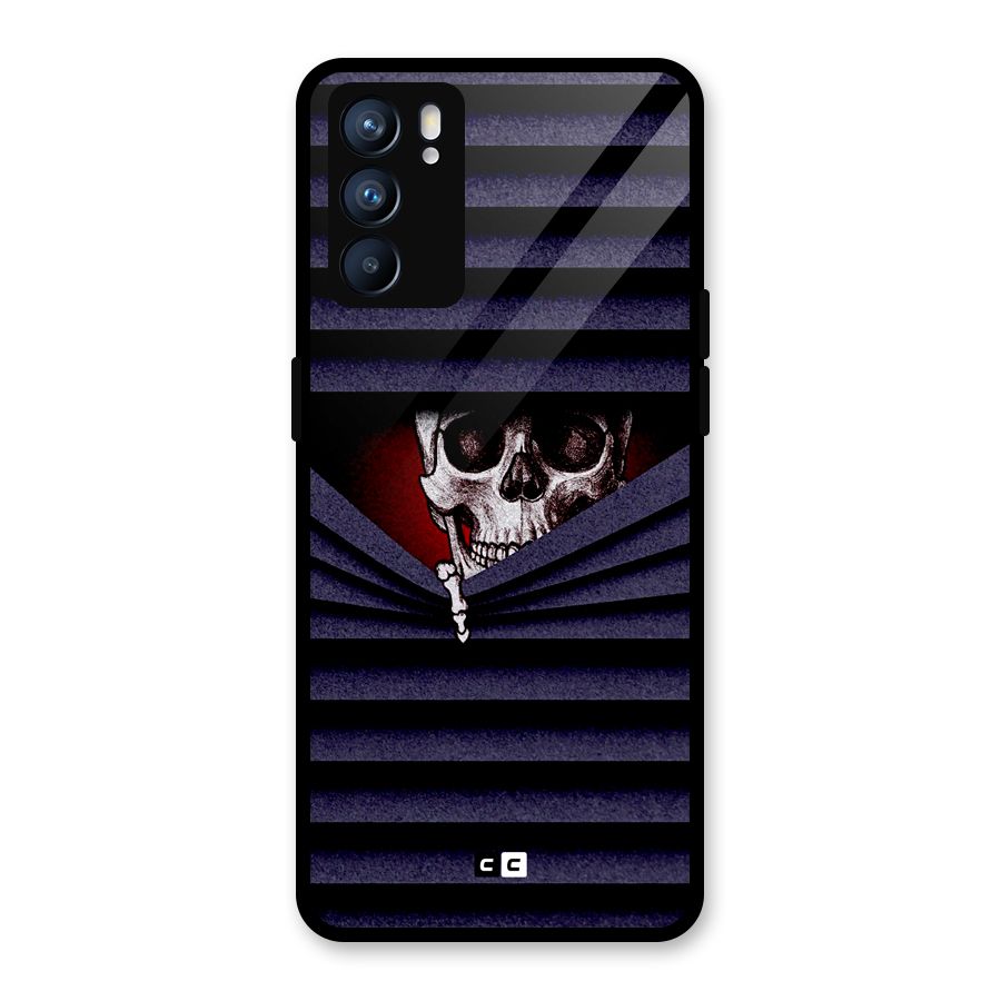 Skull Peak Glass Back Case for Oppo Reno6 5G