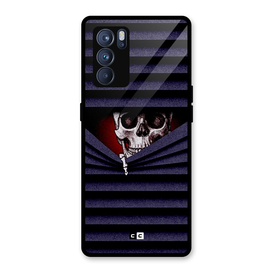 Skull Peak Glass Back Case for Oppo Reno6 Pro 5G