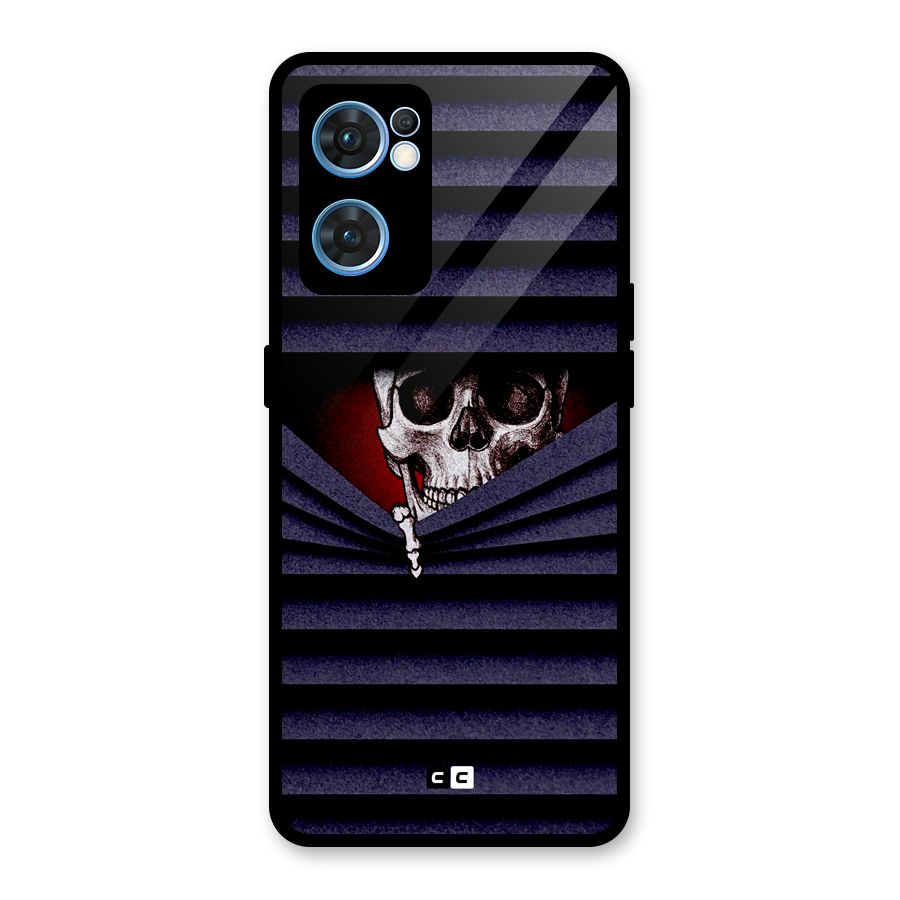 Skull Peak Glass Back Case for Oppo Reno7 5G