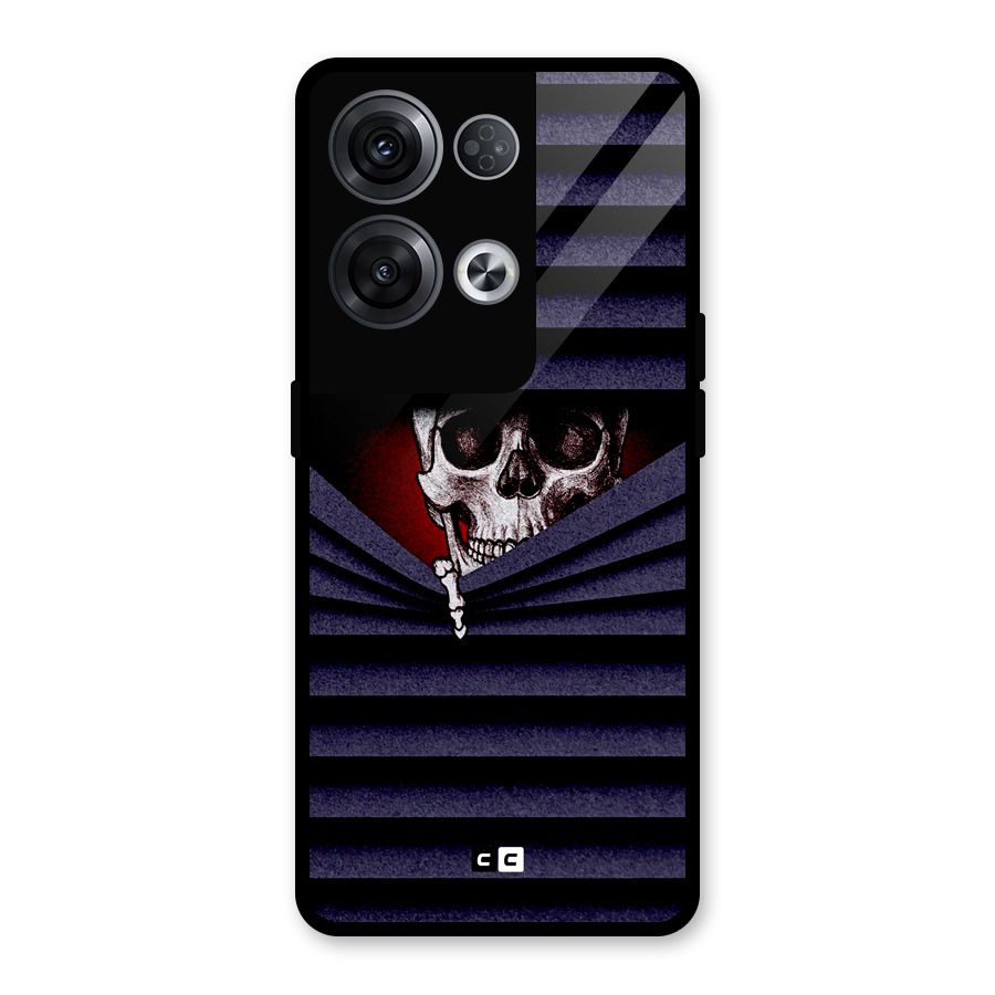 Skull Peak Glass Back Case for Oppo Reno8 Pro 5G
