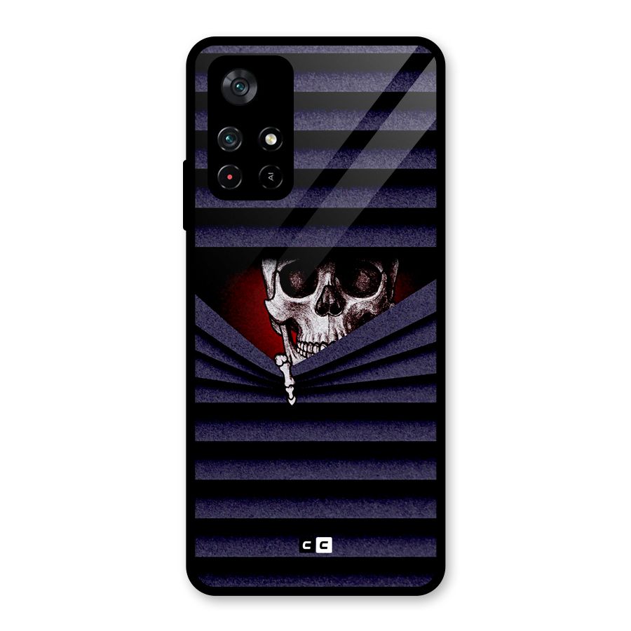 Skull Peak Glass Back Case for Poco M4 Pro 5G