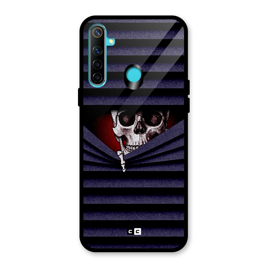Skull Peak Glass Back Case for Realme 5s