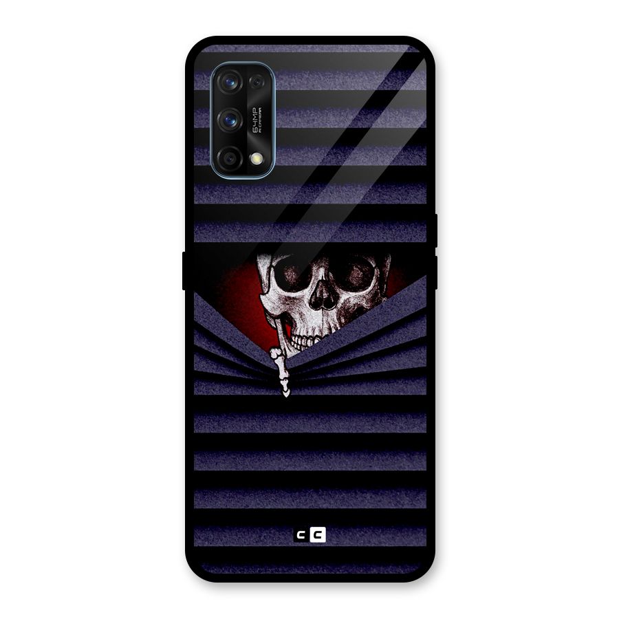 Skull Peak Glass Back Case for Realme 7 Pro