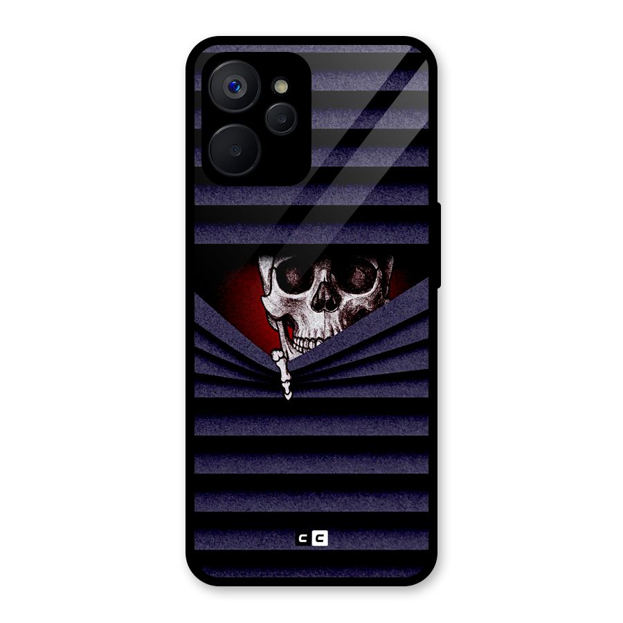 Skull Peak Glass Back Case for Realme 9i 5G