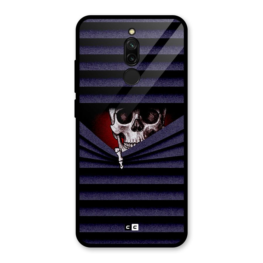 Skull Peak Glass Back Case for Redmi 8