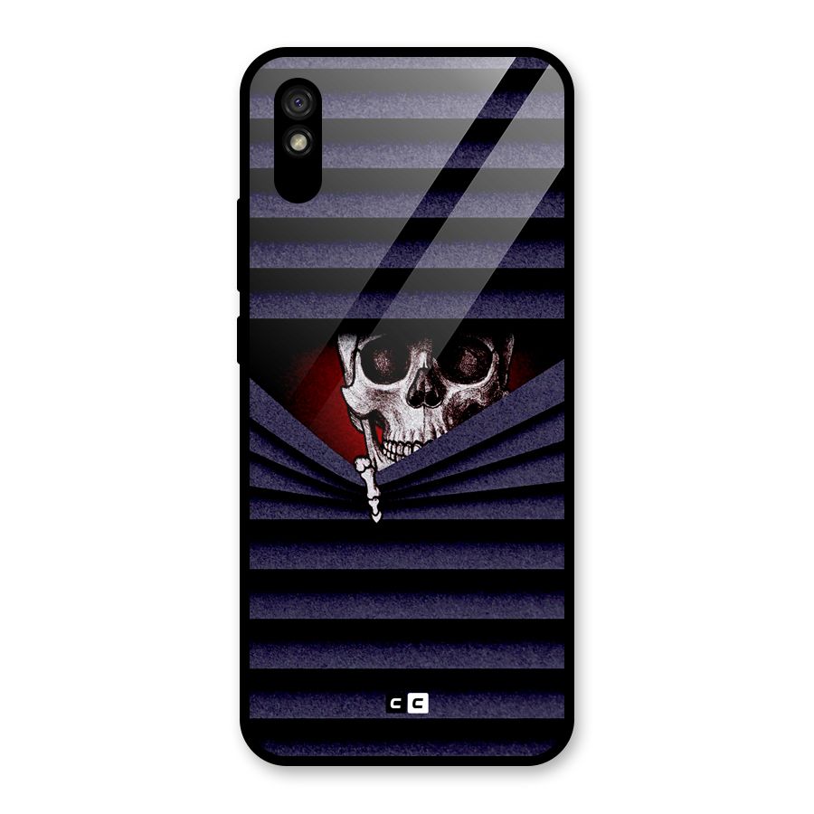 Skull Peak Glass Back Case for Redmi 9i