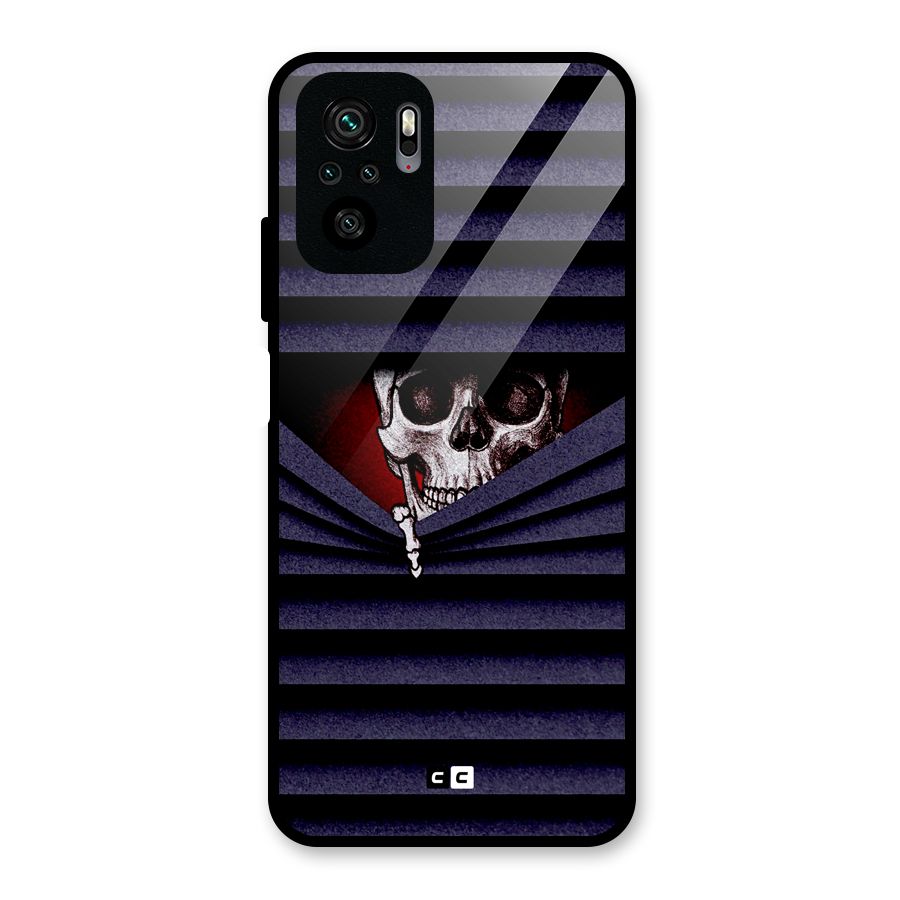 Skull Peak Glass Back Case for Redmi Note 10S