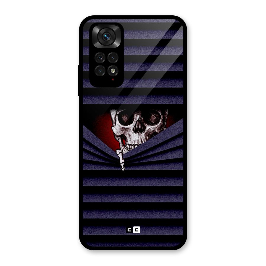 Skull Peak Glass Back Case for Redmi Note 11S