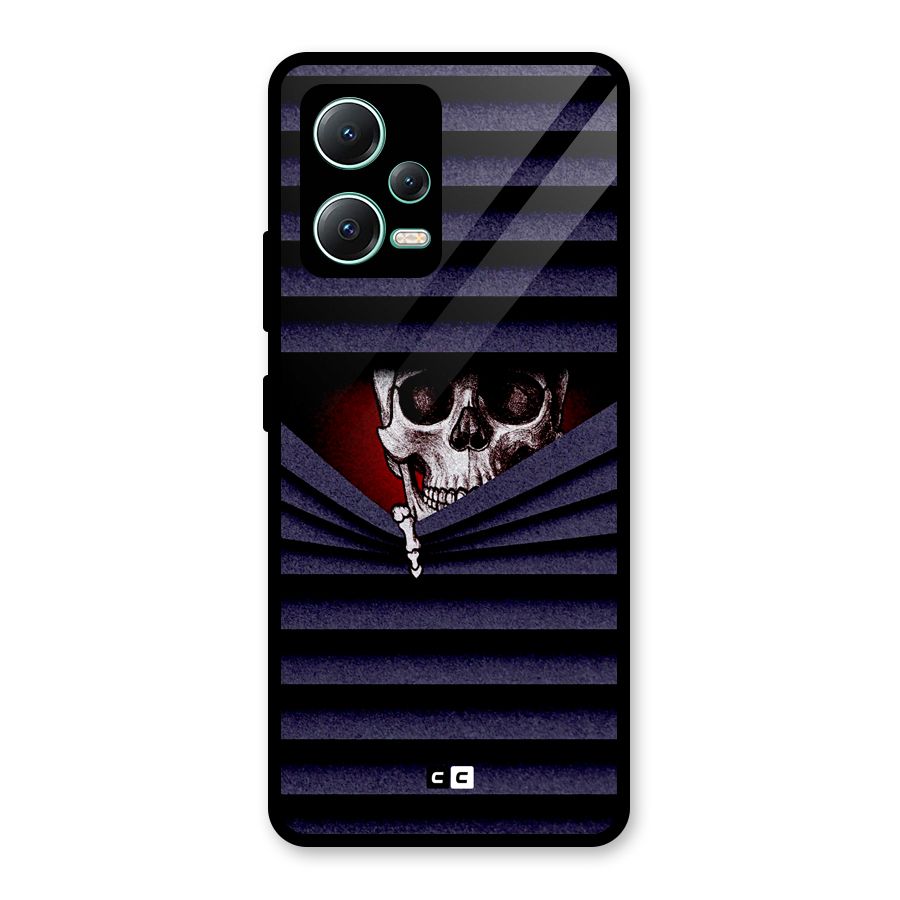 Skull Peak Glass Back Case for Redmi Note 12 5G