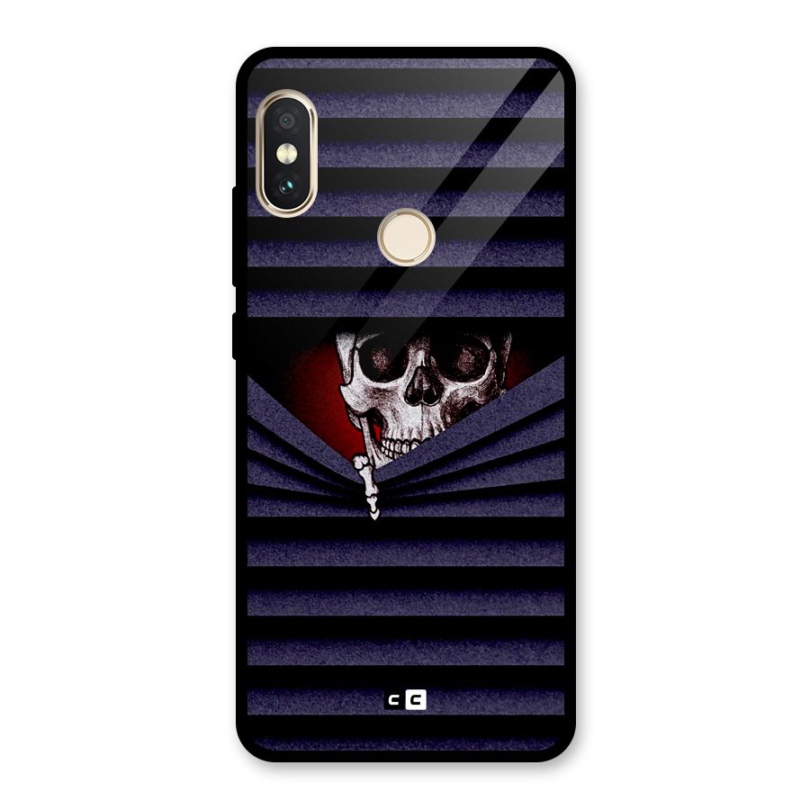 Skull Peak Glass Back Case for Redmi Note 5 Pro