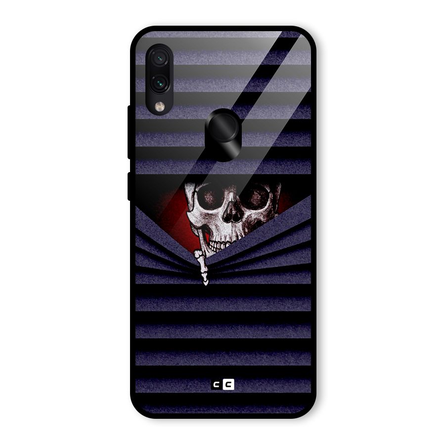Skull Peak Glass Back Case for Redmi Note 7S
