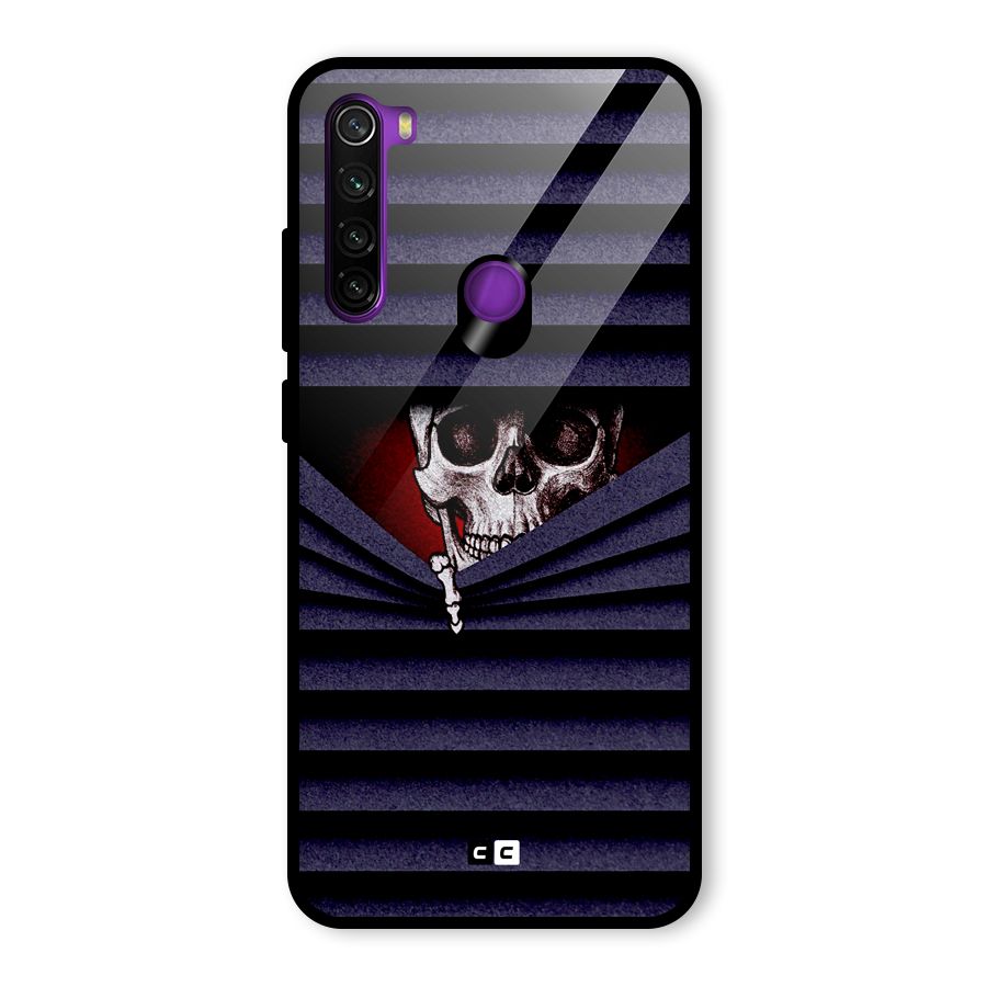 Skull Peak Glass Back Case for Redmi Note 8