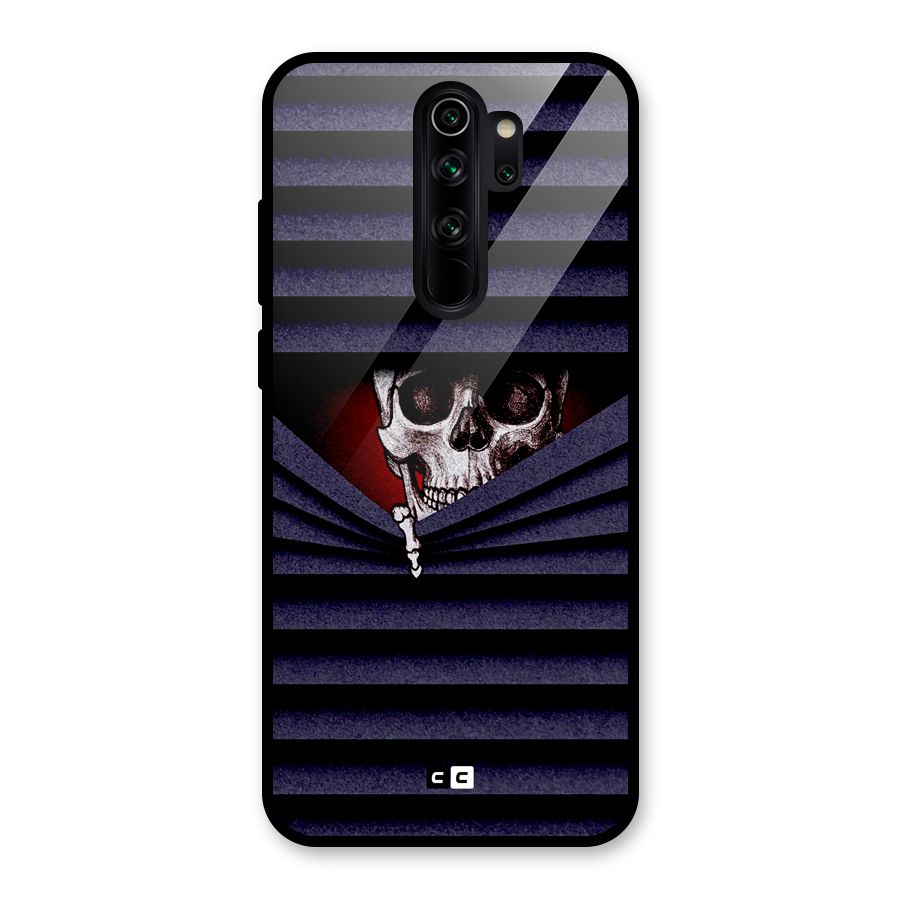 Skull Peak Glass Back Case for Redmi Note 8 Pro