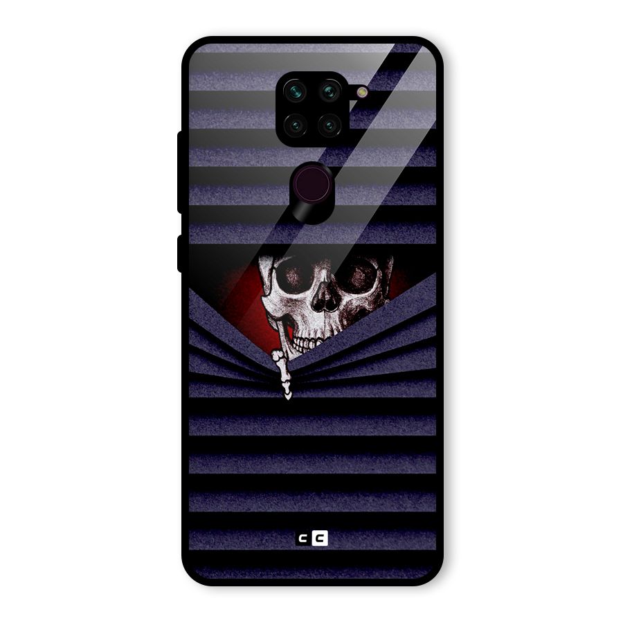 Skull Peak Glass Back Case for Redmi Note 9
