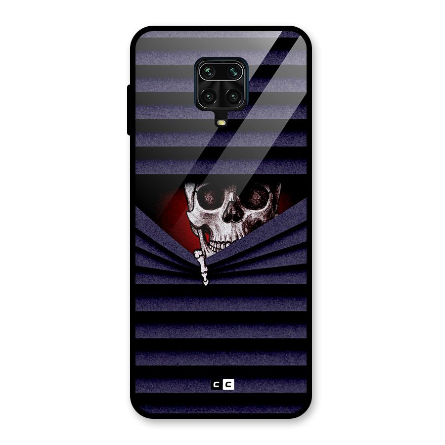 Skull Peak Glass Back Case for Redmi Note 9 Pro