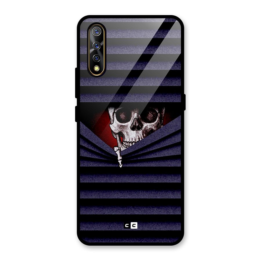 Skull Peak Glass Back Case for Vivo S1