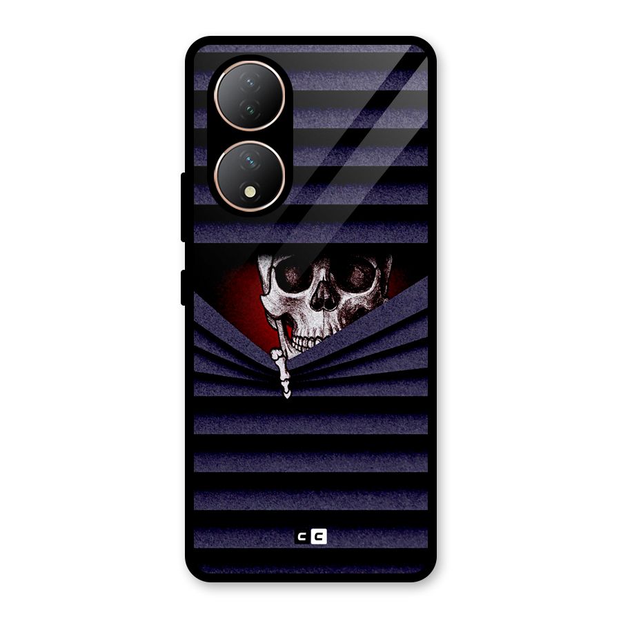 Skull Peak Glass Back Case for Vivo T2