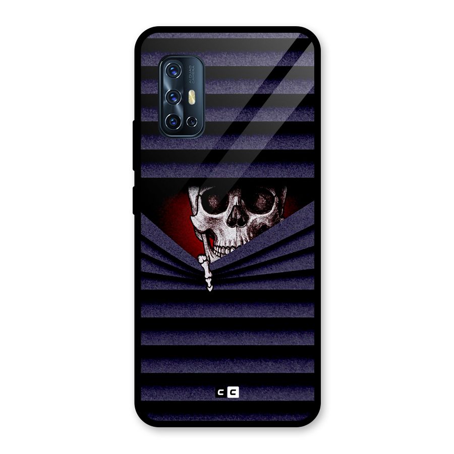 Skull Peak Glass Back Case for Vivo V17