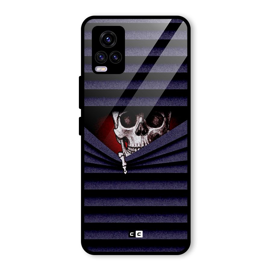 Skull Peak Glass Back Case for Vivo V20