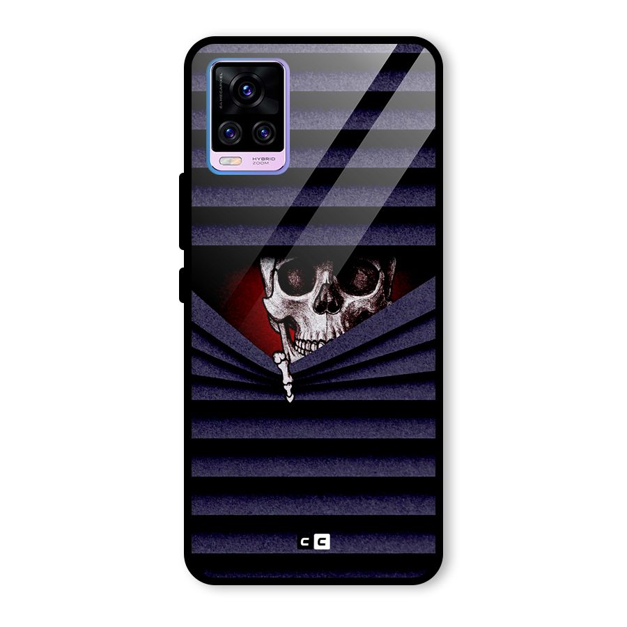 Skull Peak Glass Back Case for Vivo V20 Pro