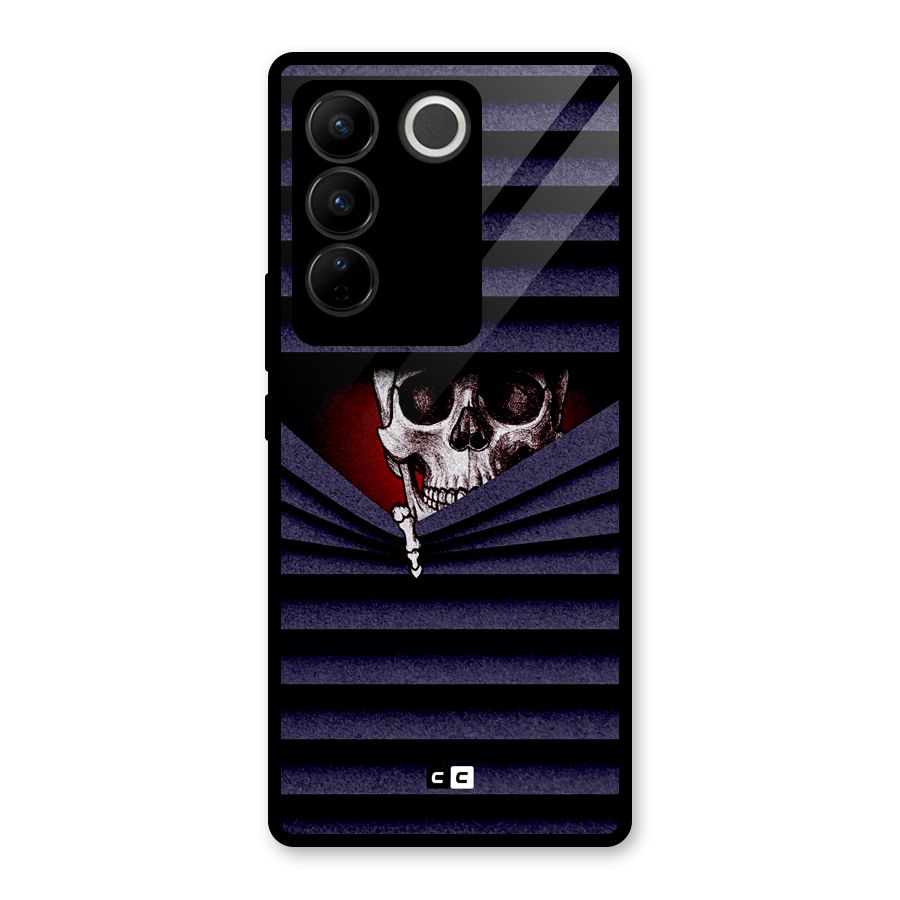 Skull Peak Glass Back Case for Vivo V27