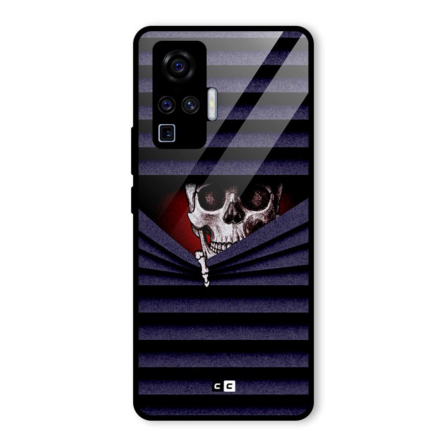 Skull Peak Glass Back Case for Vivo X50 Pro