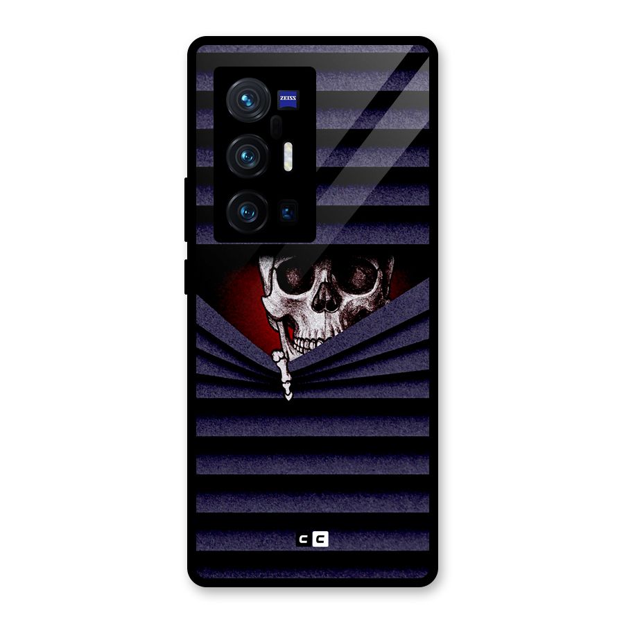 Skull Peak Glass Back Case for Vivo X70 Pro Plus