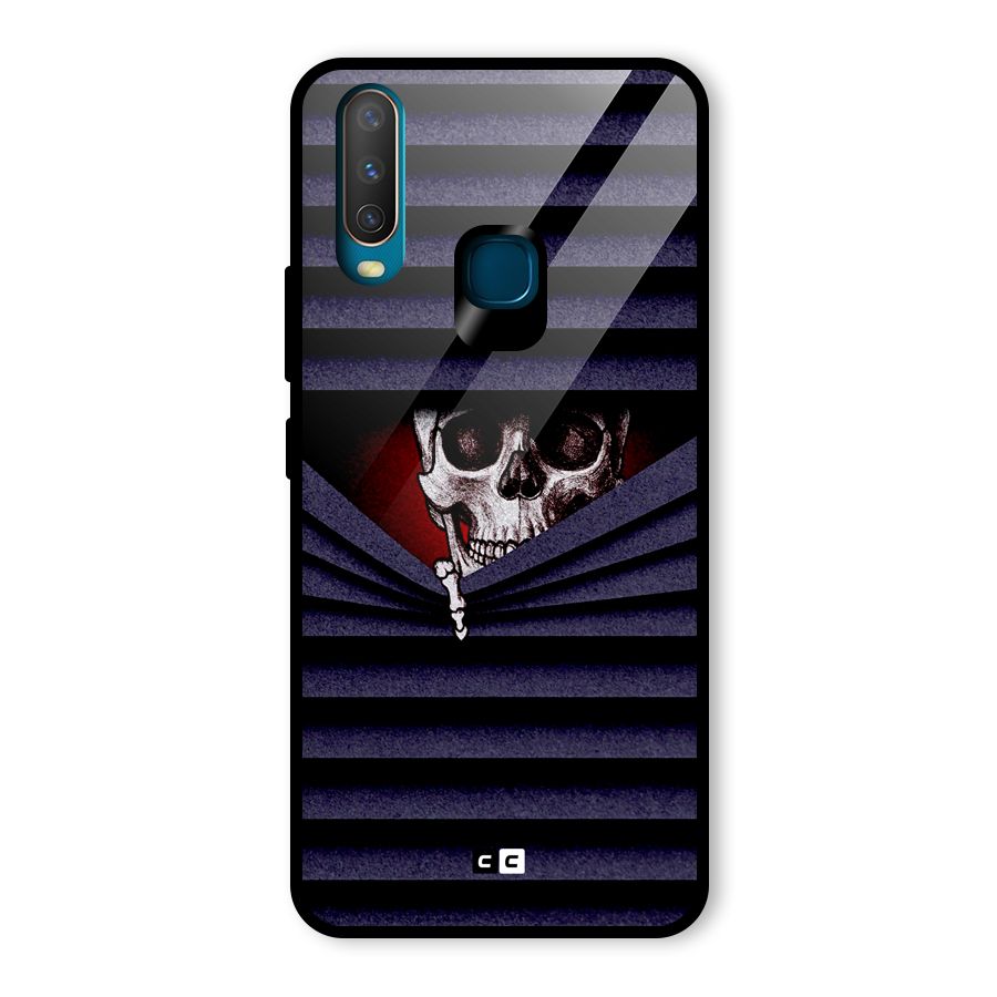 Skull Peak Glass Back Case for Vivo Y12