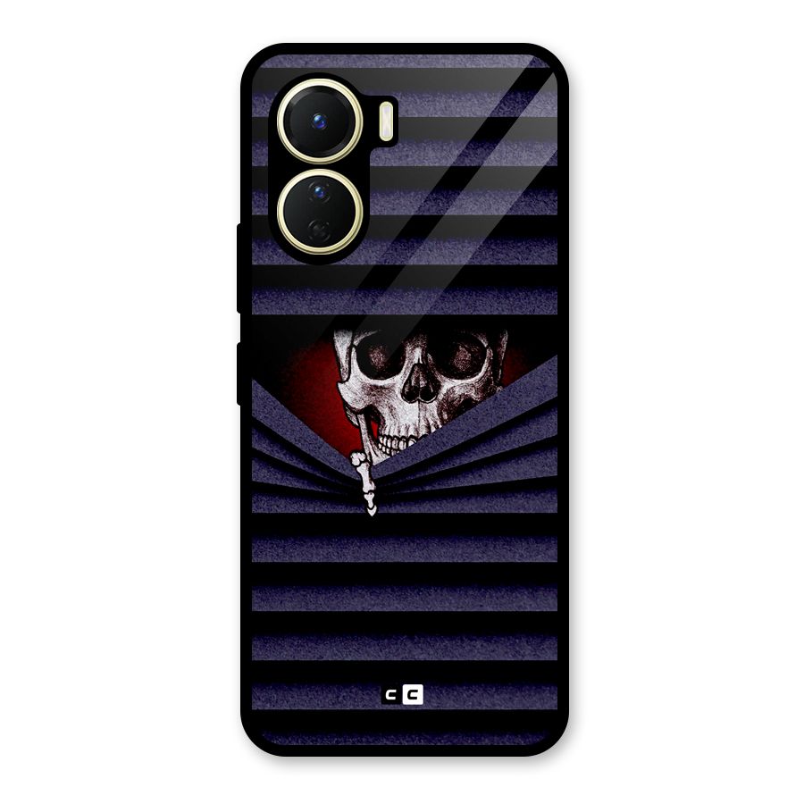 Skull Peak Glass Back Case for Vivo Y16