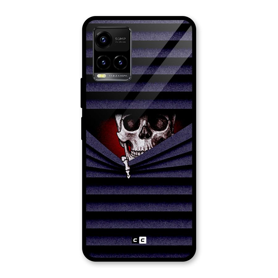 Skull Peak Glass Back Case for Vivo Y21T