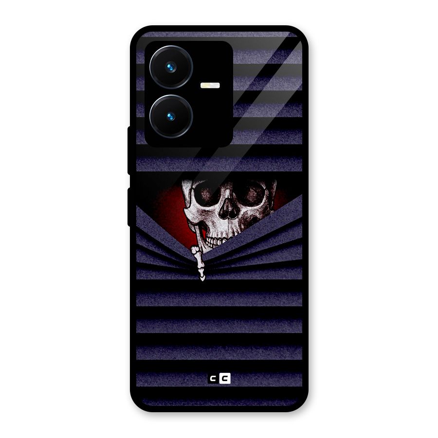 Skull Peak Glass Back Case for Vivo Y22