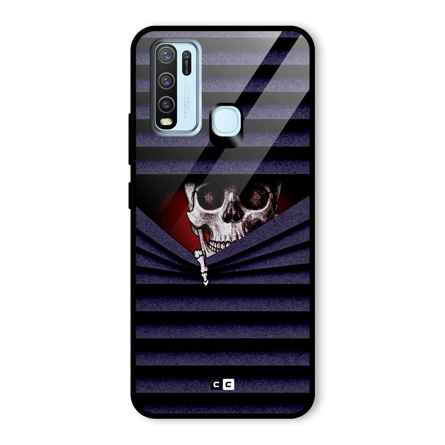 Skull Peak Glass Back Case for Vivo Y30