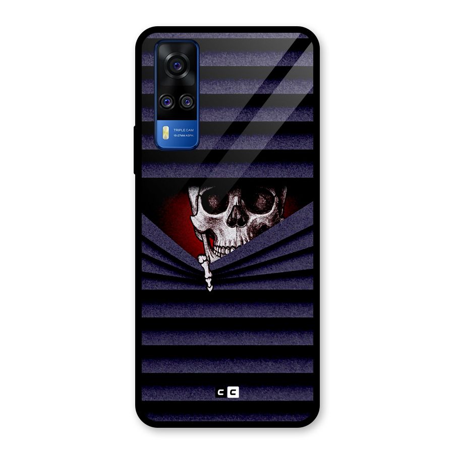 Skull Peak Glass Back Case for Vivo Y31