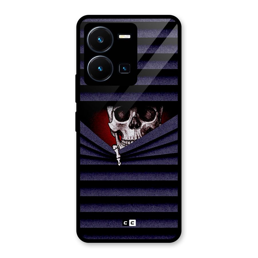 Skull Peak Glass Back Case for Vivo Y35