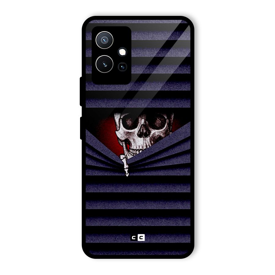 Skull Peak Glass Back Case for Vivo Y75 5G