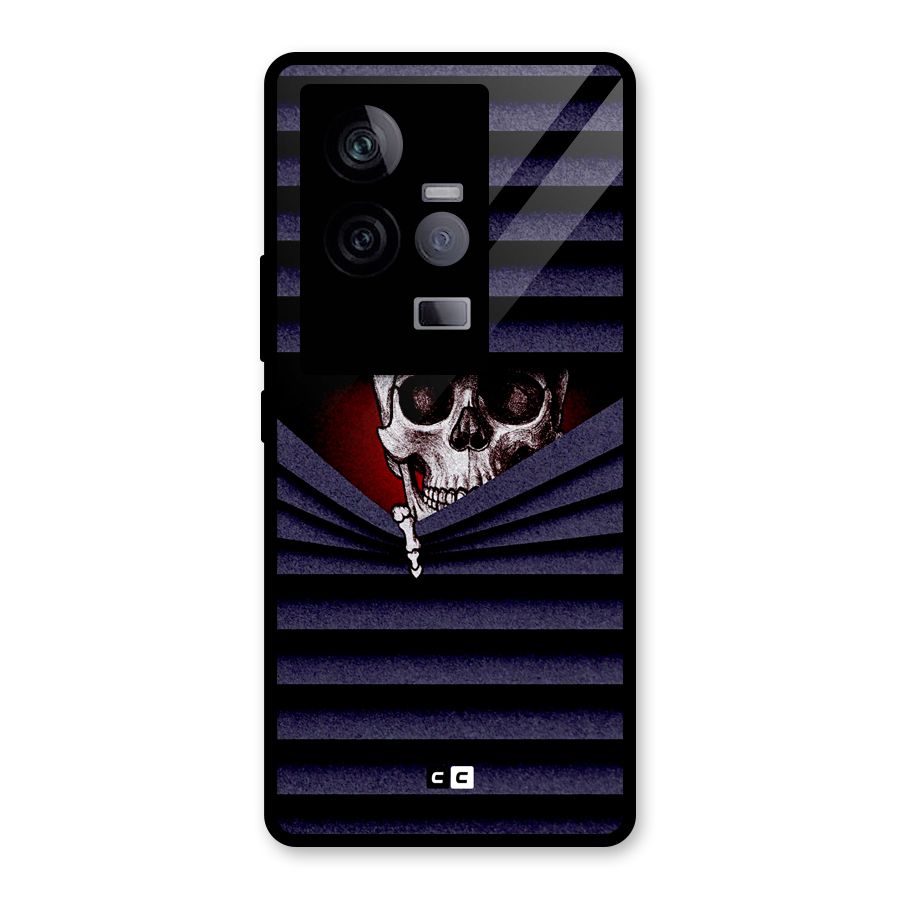 Skull Peak Glass Back Case for Vivo iQOO 11 5G