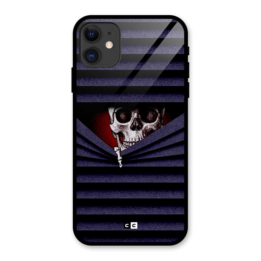 Skull Peak Glass Back Case for iPhone 11
