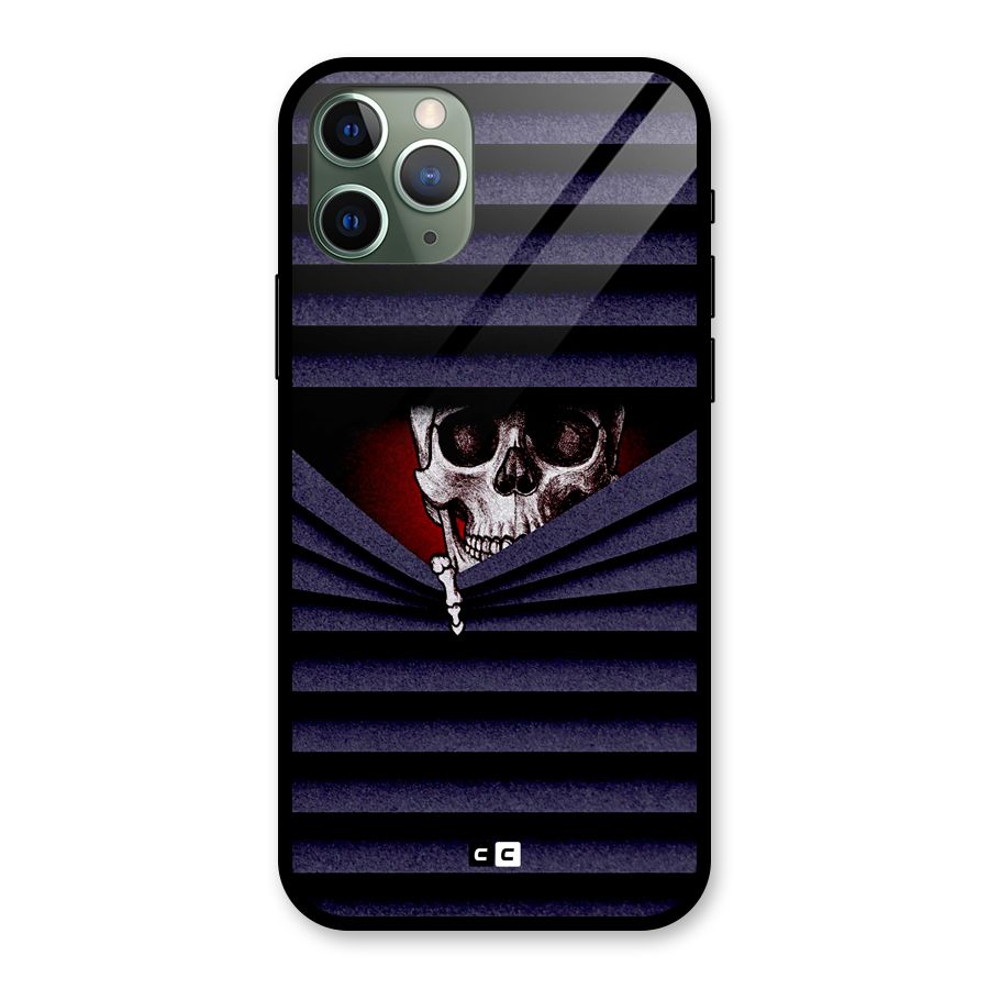 Skull Peak Glass Back Case for iPhone 11 Pro