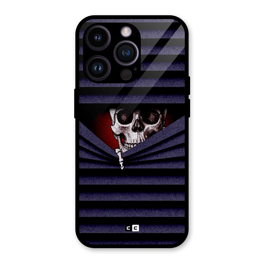 Skull Peak Glass Back Case for iPhone 14 Pro