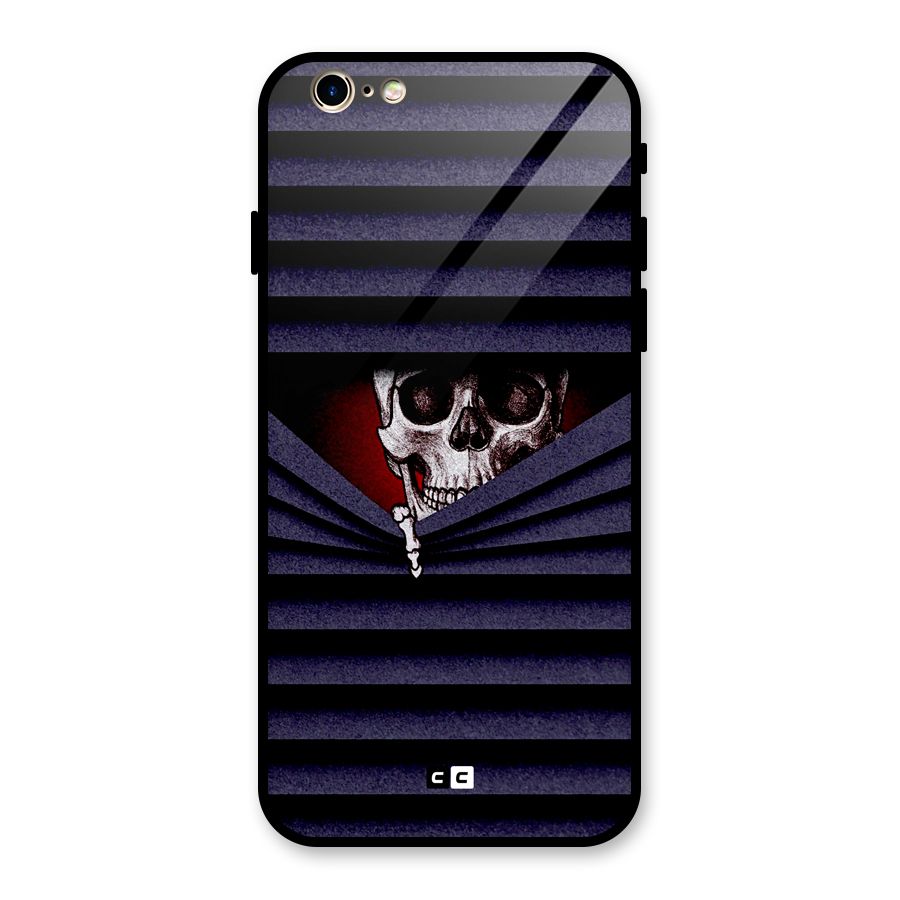 Skull Peak Glass Back Case for iPhone 6 6S