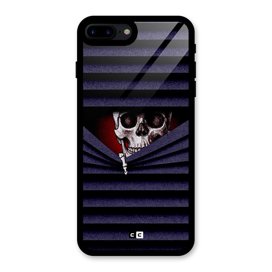 Skull Peak Glass Back Case for iPhone 8 Plus