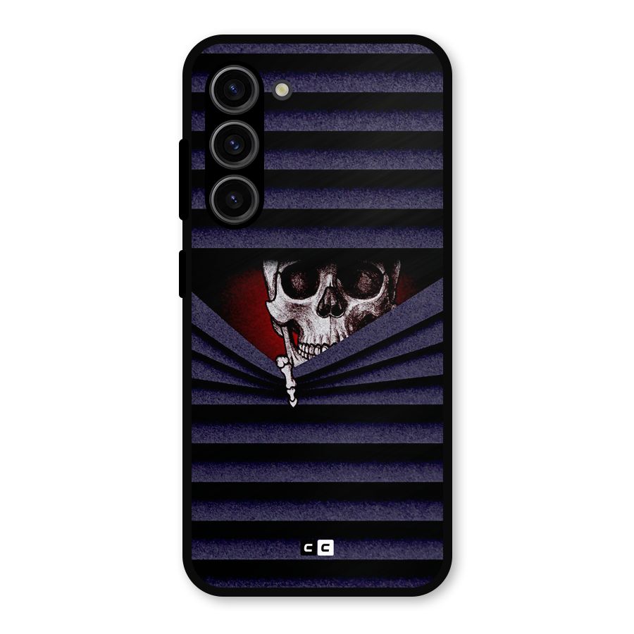 Skull Peak Metal Back Case for Galaxy S23