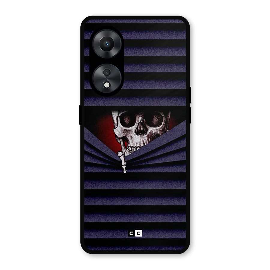Skull Peak Metal Back Case for Oppo A78
