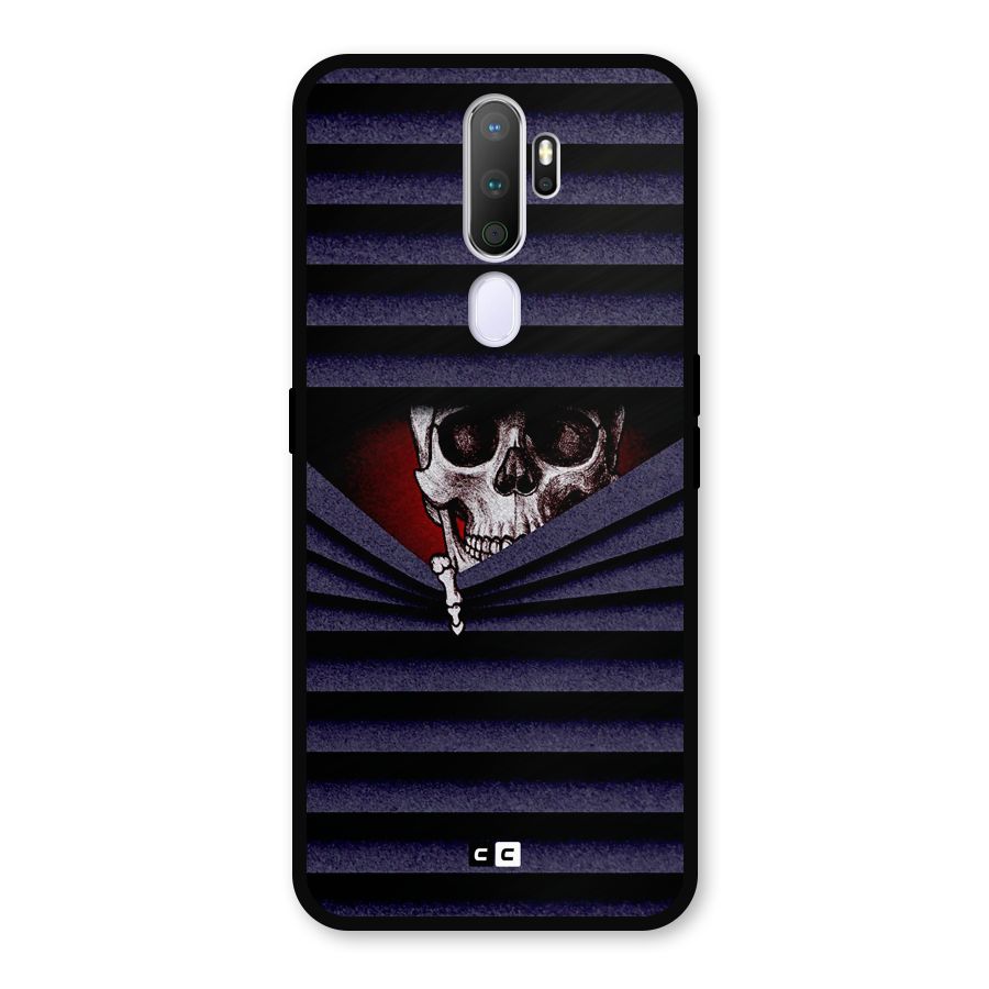 Skull Peak Metal Back Case for Oppo A9 (2020)