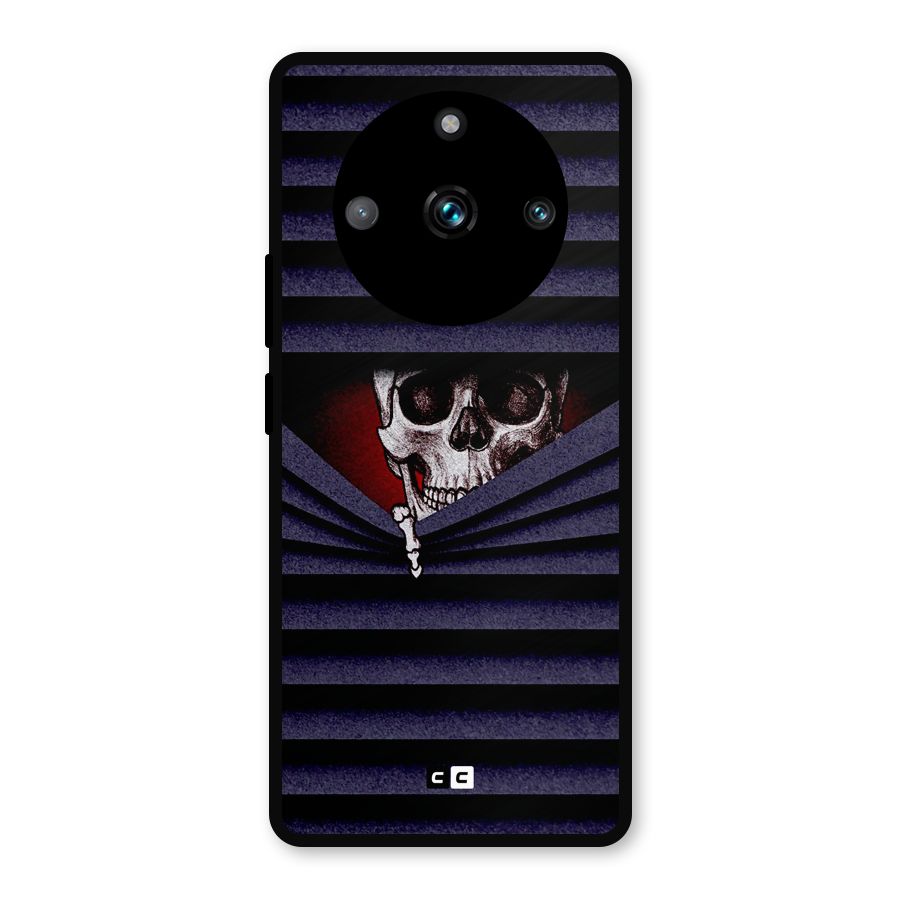 Skull Peak Metal Back Case for Realme 11 Pro