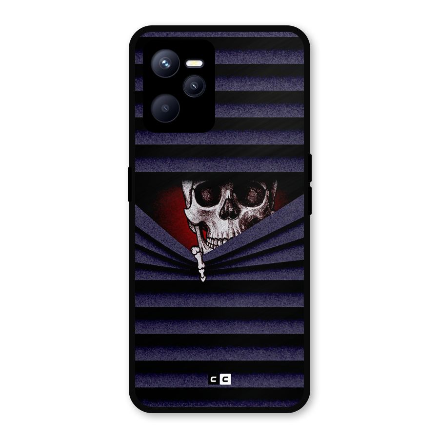 Skull Peak Metal Back Case for Realme C35