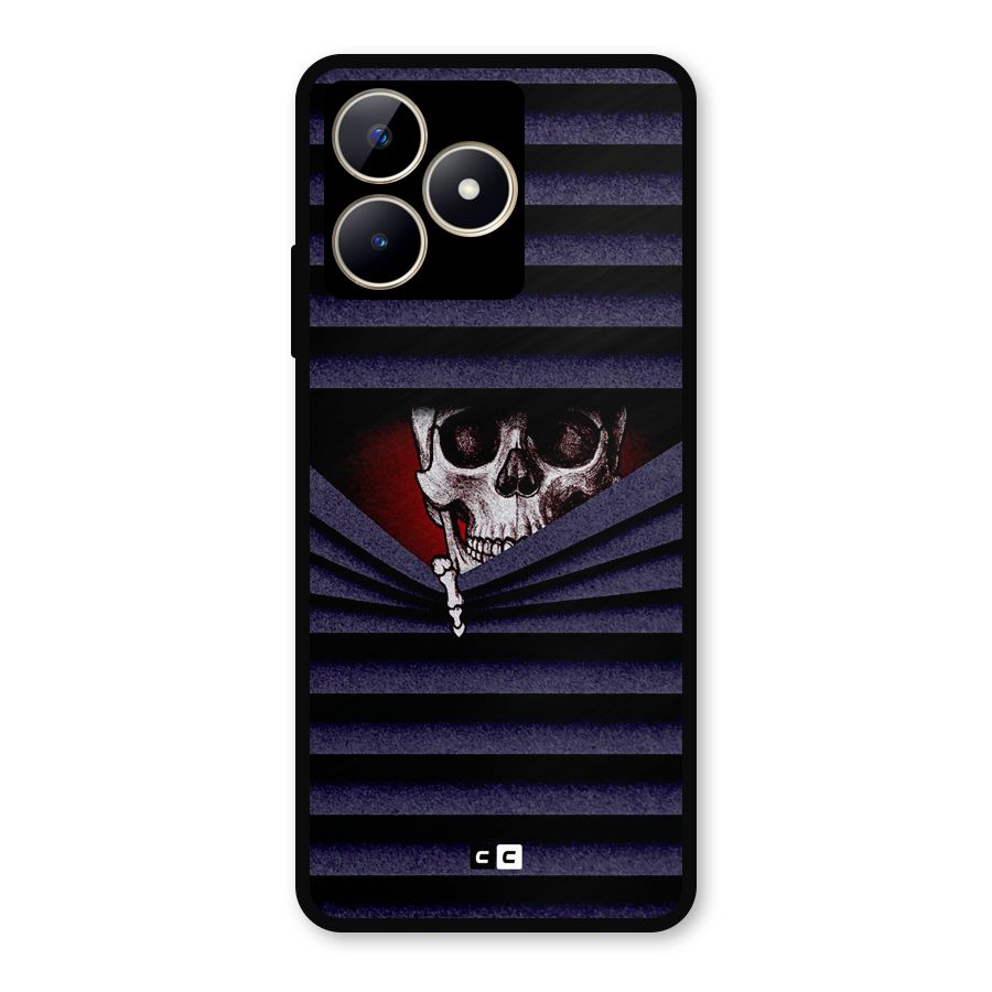 Skull Peak Metal Back Case for Realme C53